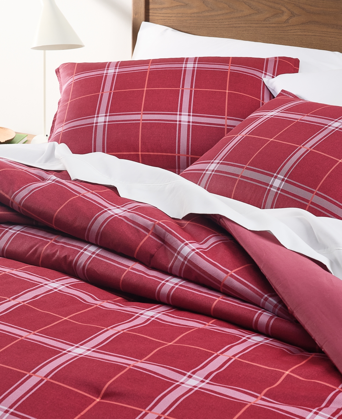 Arch Studio Windowpane Plaid 3-Pc. Comforter Set, Full/Queen, Exclusively for Macy's