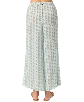 Juniors' Regina Printed Cover-Up Pants 