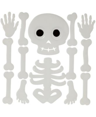 Double Sided Halloween Gel Window Clings, Set of 4