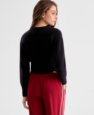 Women's Long-Sleeve Hardware Cardigan, Exclusively at Macy's