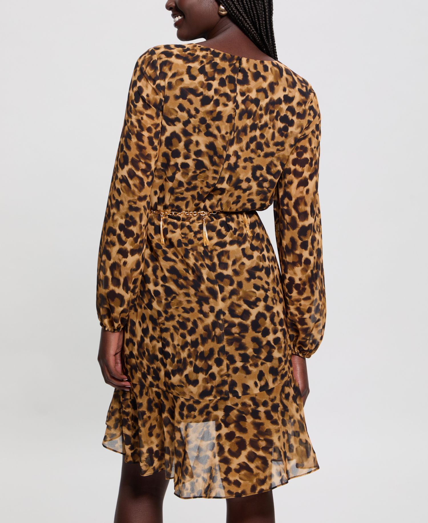 Women's Kaleen Printed Chiffon A-Line Dress
