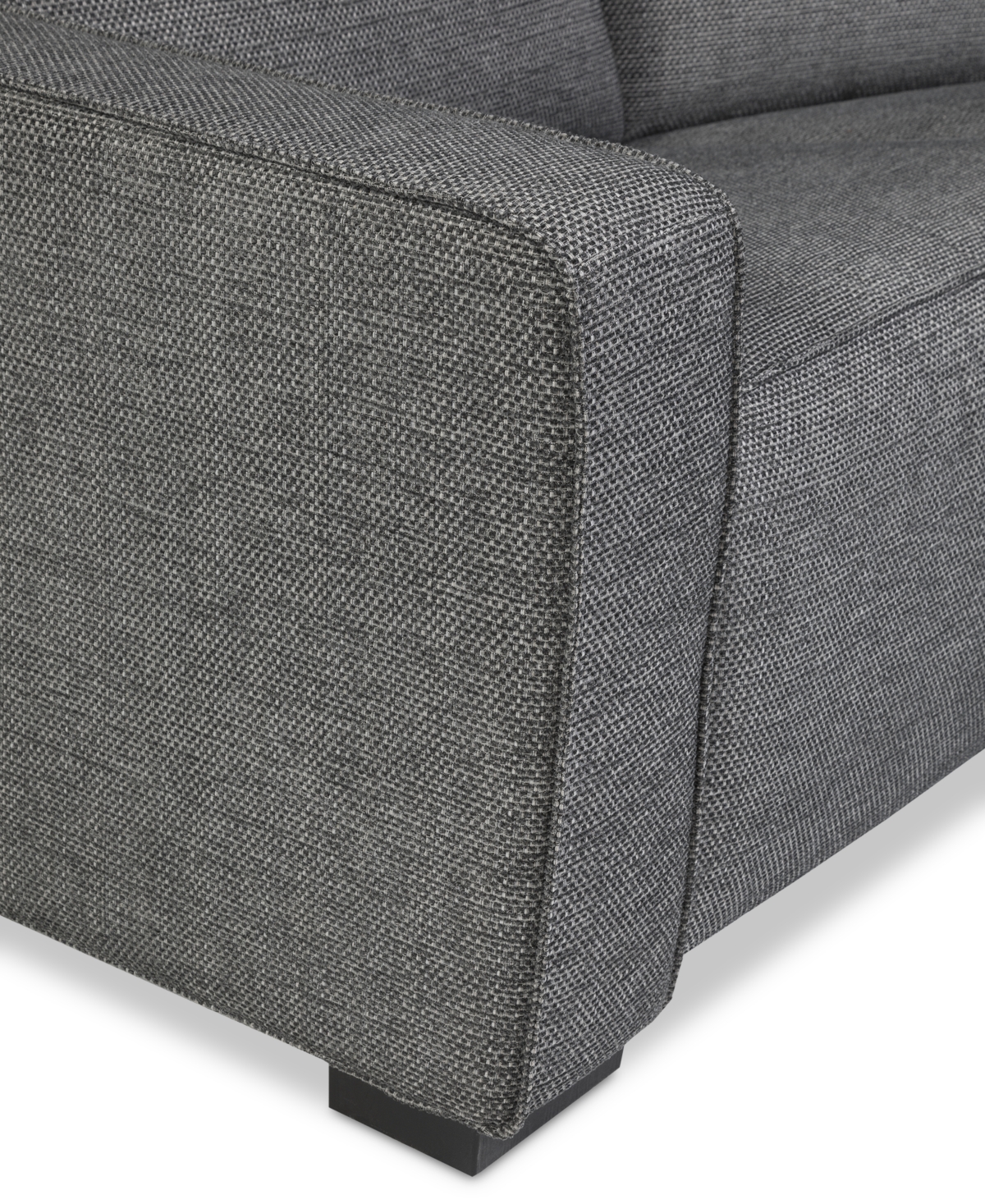 Macy's Miren 5-pc. Fabric Chaise Sectional With 2 Power Headrest Recliners, Exclusively At  In Gray