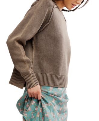 フリーピープル Free People Spring Street Pullover レディース Sweaters Banana Cream Free People Spring Street Pullover – Dsquared Clothing