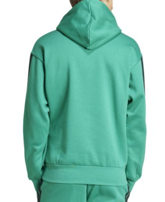 Men's Essential Three Stripes Fleece Hoodie