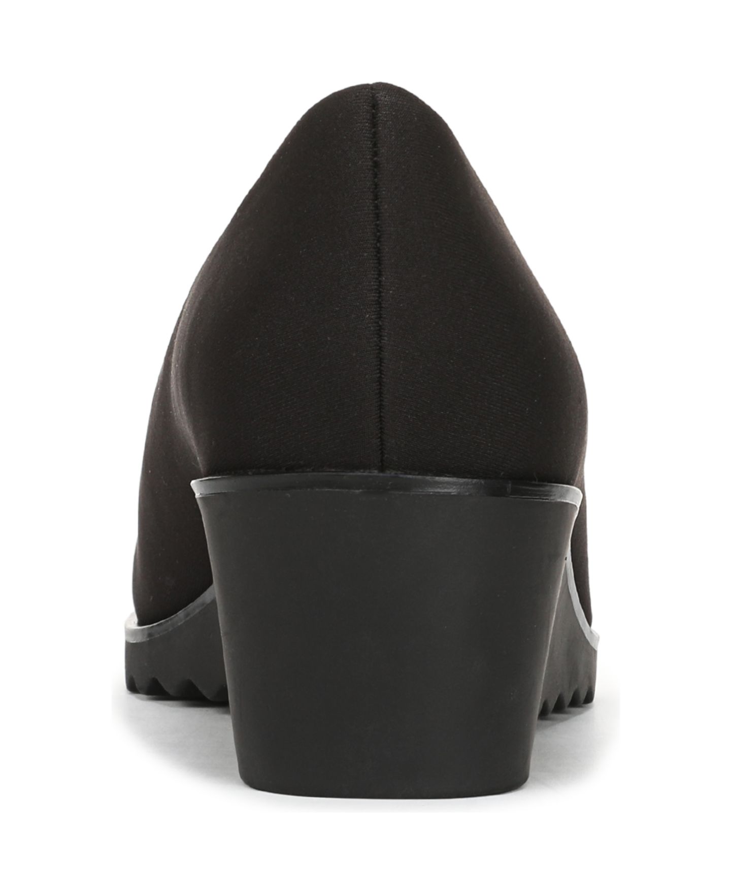 Женские туфли LifeStride Ziva Round Toe Wedge, цвет: Чёрный вязаный — фото 3
