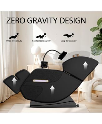 Massage Chair Full Body Air Pressure, Massage Chair Recliner, Lower Back and Calf Heating, Customizable Features and Zero Gravity Modes