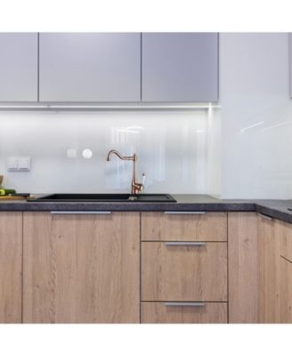 Traditional Single-Handle Standard Kitchen Sink Faucet in Matte Black