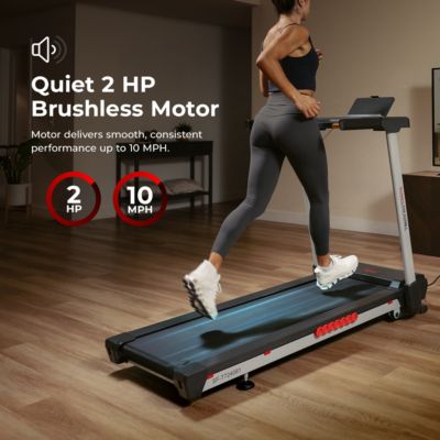 Pace 500 Smart Wi-Fi Treadmill with 12-Level Auto Incline, Foldable Design