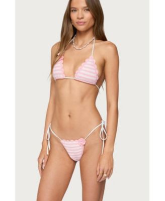 Women's Azalea Crochet Triangle Bikini Top