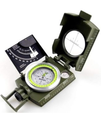 Af 4074 Military Compass For Hikinglensatic Sighting Waterproofdurableinclinometer For Campingboy Scountgeology Activities Boating