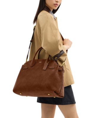 Soft Empire Large Suede Carryall Bag 40