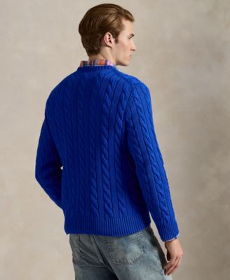 Men's Cable-Knit Cotton Sweater