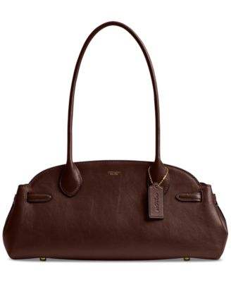 Empire Medium Leather Carryall Slim Shoulder Bag 34