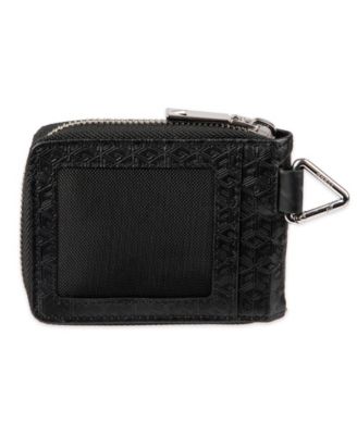 Мужской кошелек GUESS на молнии с тиснением RFID G Cube с карманом для монет