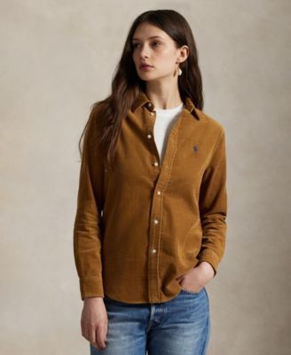 Women's Classic-Fit Cotton Corduroy Shirt