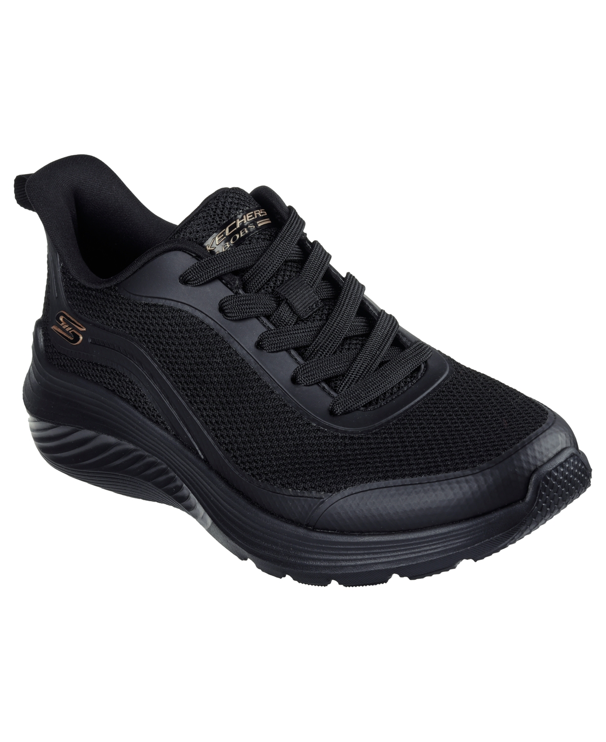 Women's Bobs Sport Squad Waves - Still Wading Casual Sneakers from Finish Line - Black