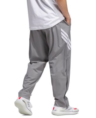 Men's Three-Stripe Woven Snap Pants