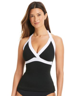 Bleu by Rod Beattie - Women's I'm With The Band Halter Tankini Top
