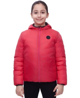 Girls Reversible Lightweight Puffer Jacket