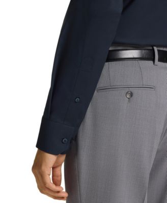 Men's Stretch-Cotton Poplin Regular-Fit Dress Shirt