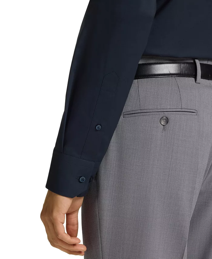 Men's Stretch-Cotton Poplin Regular-Fit Dress Shirt - thumbnail 5