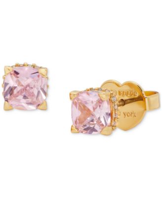 kate spade new york - Color Cubic Zirconia Square Stud Earrings