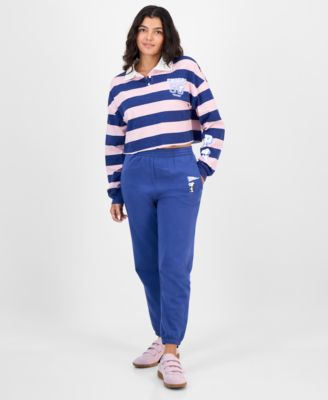 Love Tribe - Juniors' Snoopy Pennant Sweatpants
