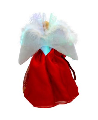 12" Lighted Fiber Optic Angel Christmas Tree Topper