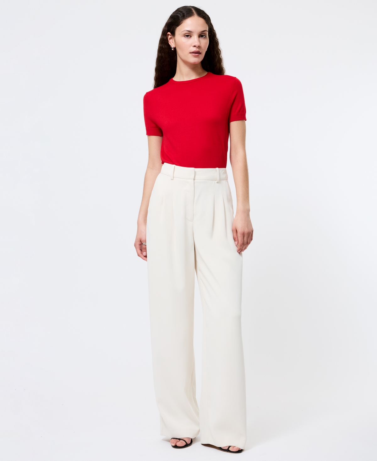 Women's Harrie Wide Leg Suiting Pants - Marine