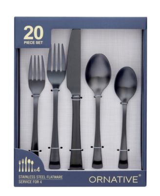Hab 20-Pc. Flatware Set, Service for 4