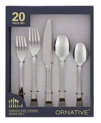 Hab 20-Pc. Flatware Set, Service for 4