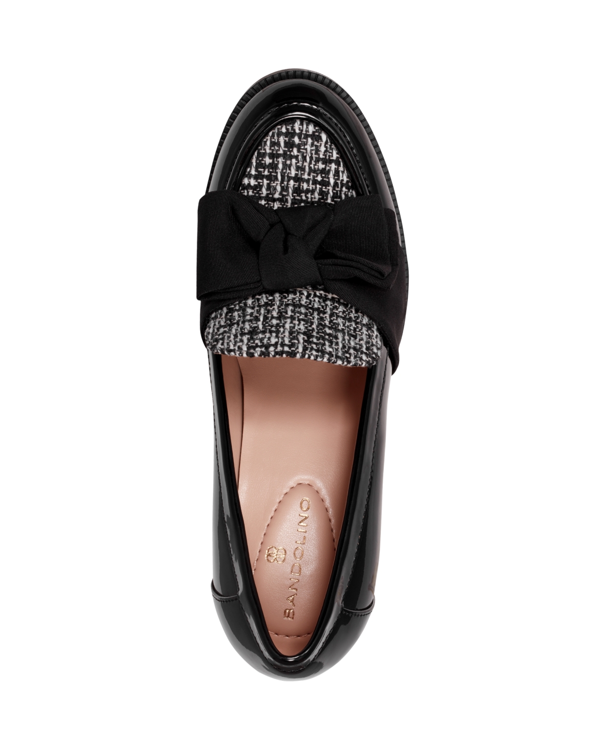 Bandolino Women's Korrar Bow Stacked Block Heel Loafers