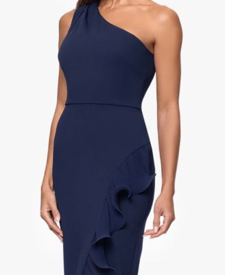 Petite Sleeveless One-Shoulder Sheath Dress