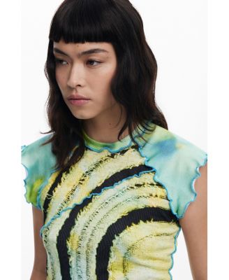 Women's Short-sleeve T-shirt with circles