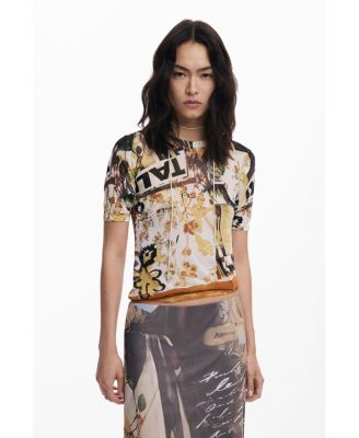 Women's Collage tulle skirt