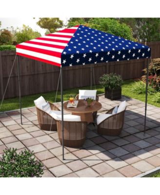 Patio 6.6x6.6ft Outdoor Pop-up Canopy Tent UPF 50+ Portable Sun Shelter