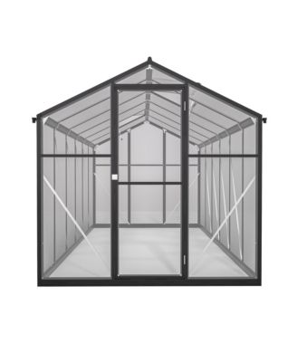 Thick Polycarbonate Greenhouse with Double Flush Door