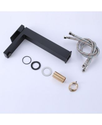 Single Hole Single Handle Bathroom Vessel Sink Faucet With Supply Hose