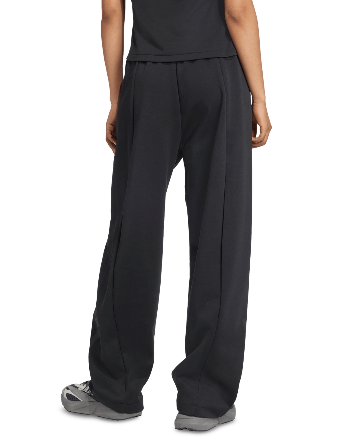 Adidas Originals Women's Z.n.e. Open-hem Pants In Black