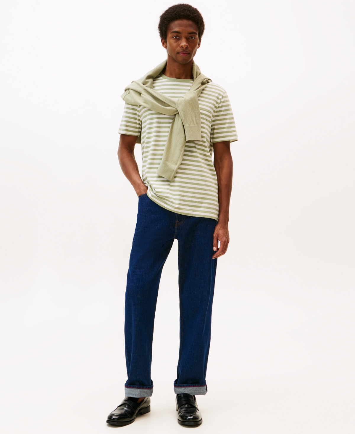 Tommy Hilfiger Men's Regular-fit Essential Stripe T-shirt