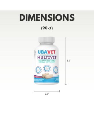 Immune Support Daily Multi-Vitamin & Mineral Tablets for Dogs – 90 ct