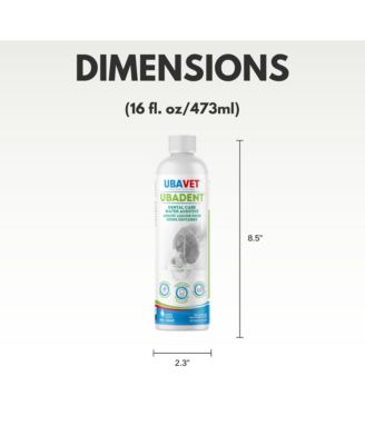 Dental Care Water Additive for Dogs & Cats – Odorless & Tasteless Oral Health Solution (16 fl oz / 473 ml)
