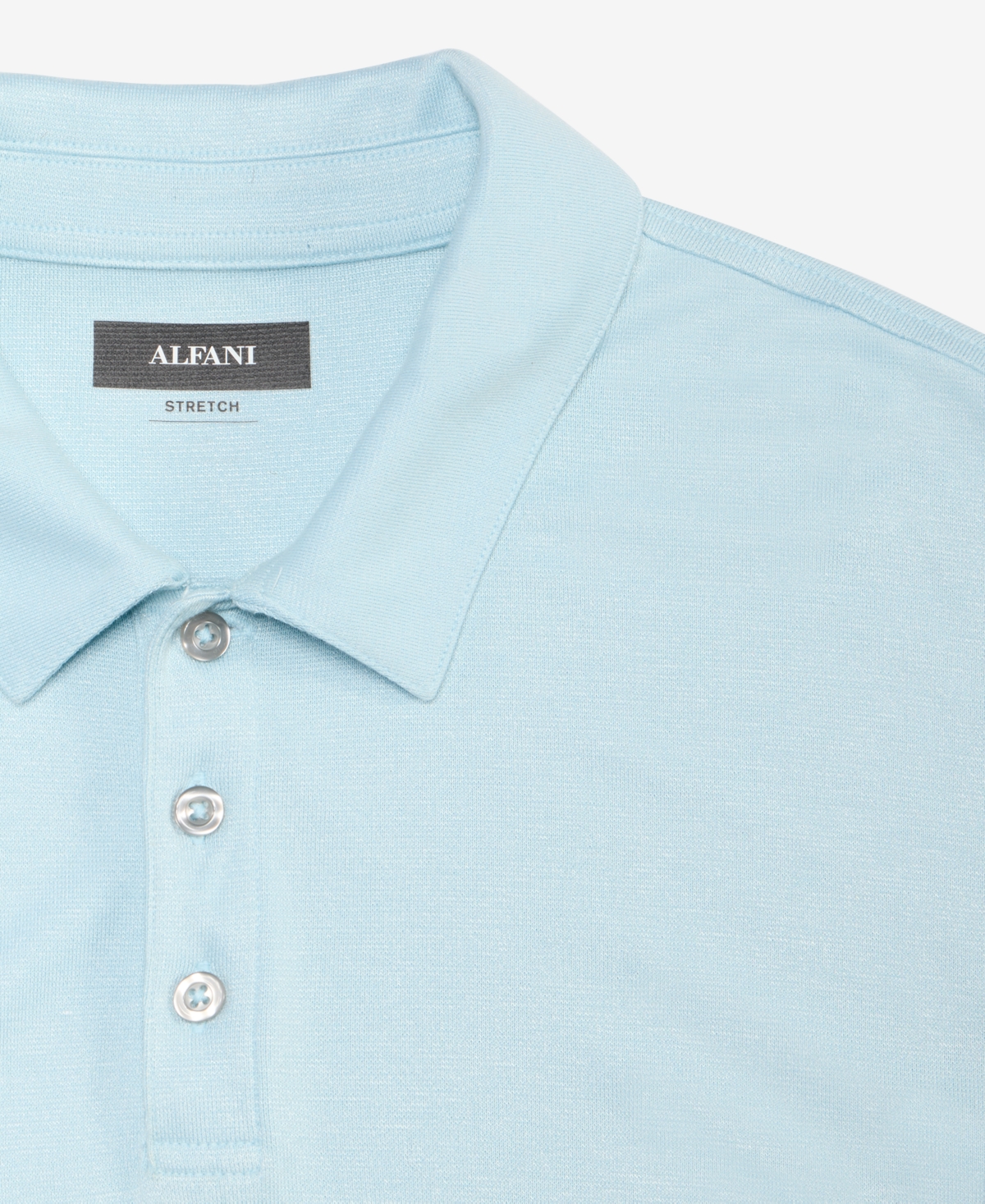 Alfani Men's Alfatech Polo Shirt, Macy's Exclusive In Blue