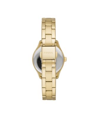 Women's Rye Three-Hand Date Gold-Tone Stainless Steel Watch, 30mm