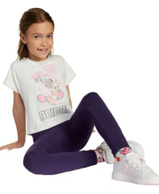Big Girls 2-Piece Disney Minnie Mouse T-Shirt and Joggers Set
