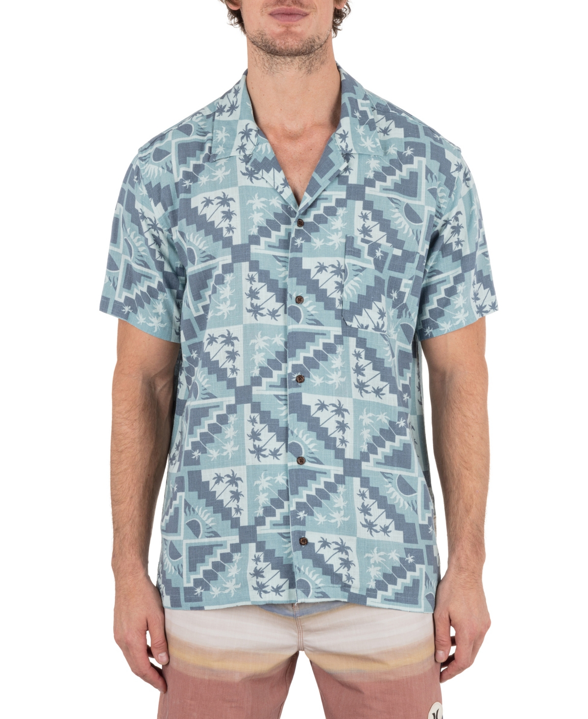 Men's Laguna Camp Short Sleeve Shirt - Artillery