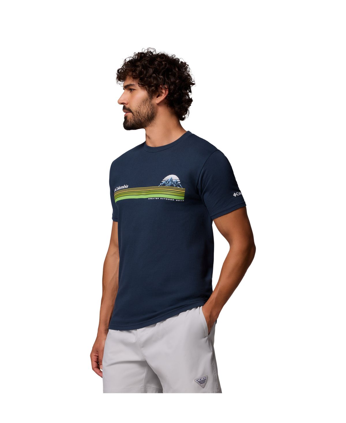 Мужская футболка с графическим рисунком Gauge