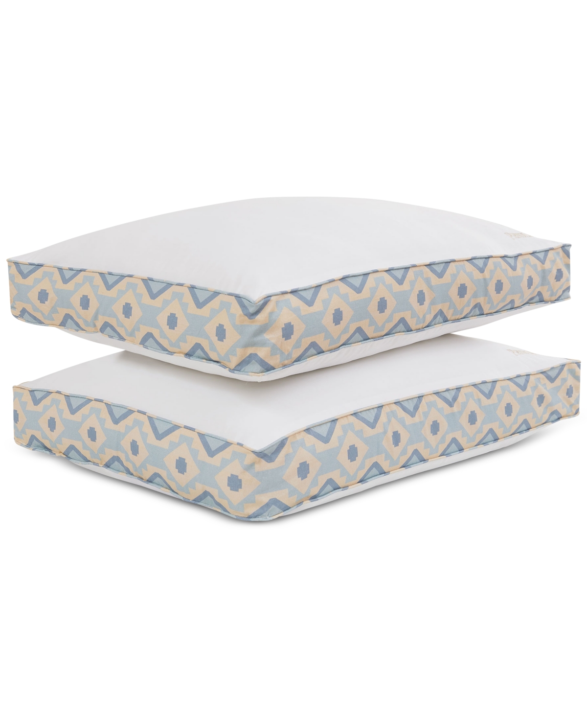 Pendleton Colossal Oxbow 3" Gusseted 2-pack Pillow, Standard In White