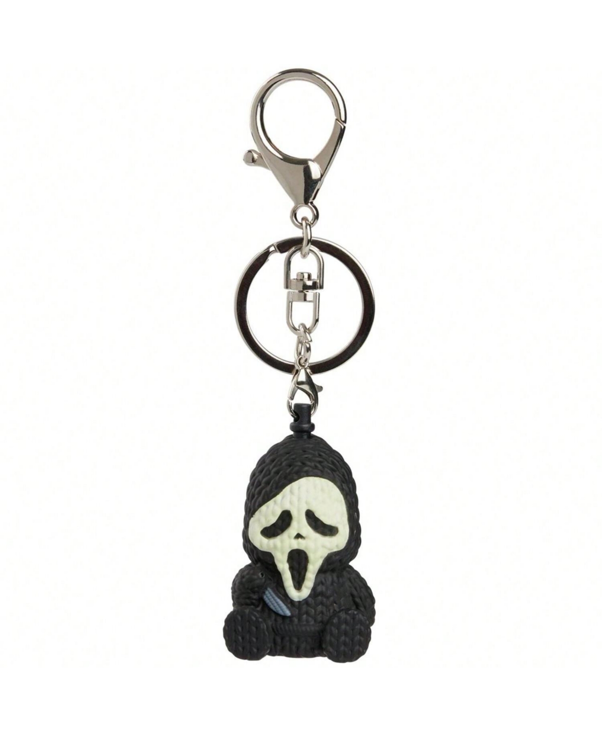 Handmade by Robots - Ghost Face #005 (1.75" Glow in the Dark Micro Charm)