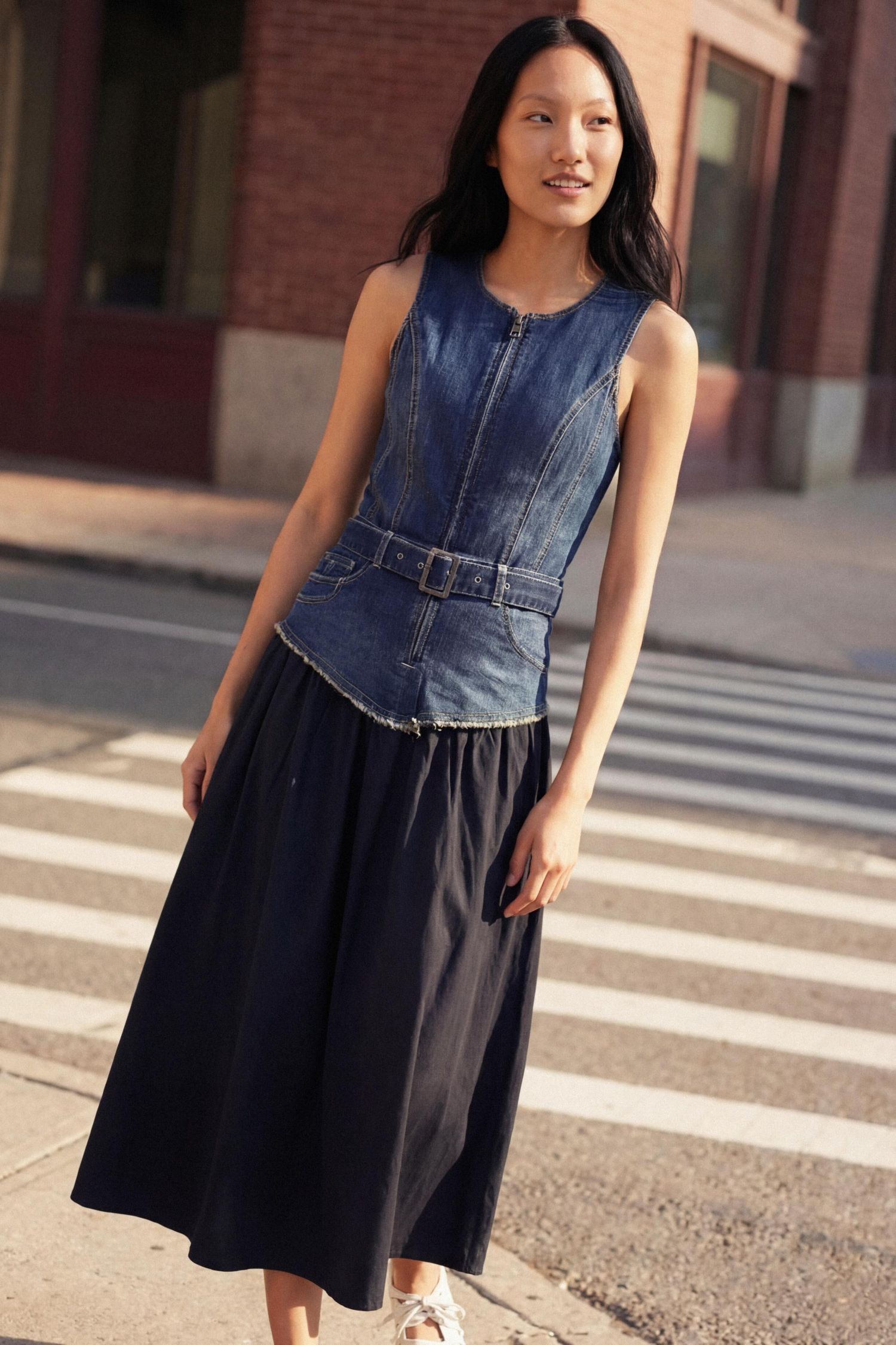 Women's Denim combined dress